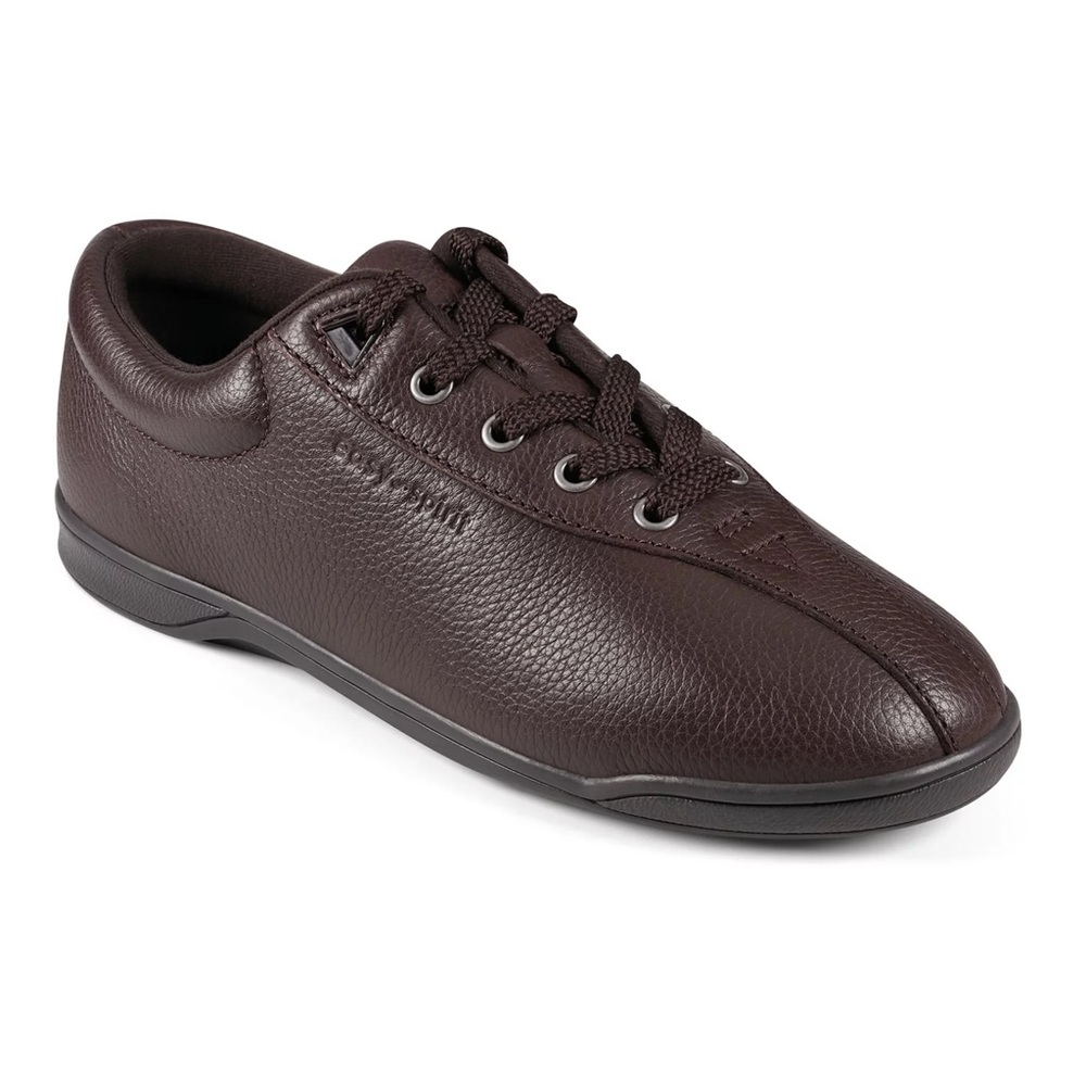 Easy Spirit Dark Brown Leather AP1 Sneakers Women’s Size 8.5 NWOB